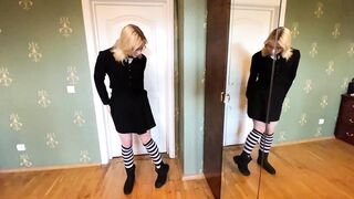 18 éves hölgyemény suli után mélytorkosan lecumiztatva