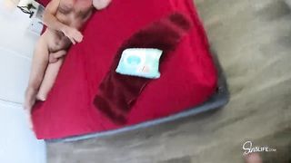 Brazil milf mami hátsó bejáratba tolva
