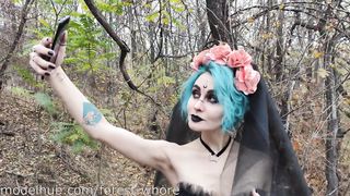 Halloween Cosplayes lány análba kefélve