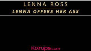 Lenna Ross hátsó bejárata megrakva