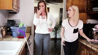 Cadence Lux tini takarítónő lőve csábít a tulajdonost