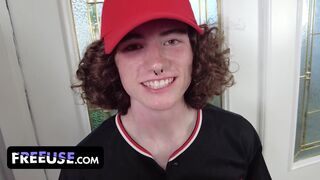 Megdugtam az edzőmet! szerencsés baseball játékos ingyenesen használja méretes didkós milfjét!