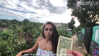 Forró brazil hölgyemény egy dollárért kap baszást