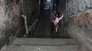 Csoki kurva rendesen megbaszva a favela domb urával a funk tánc után